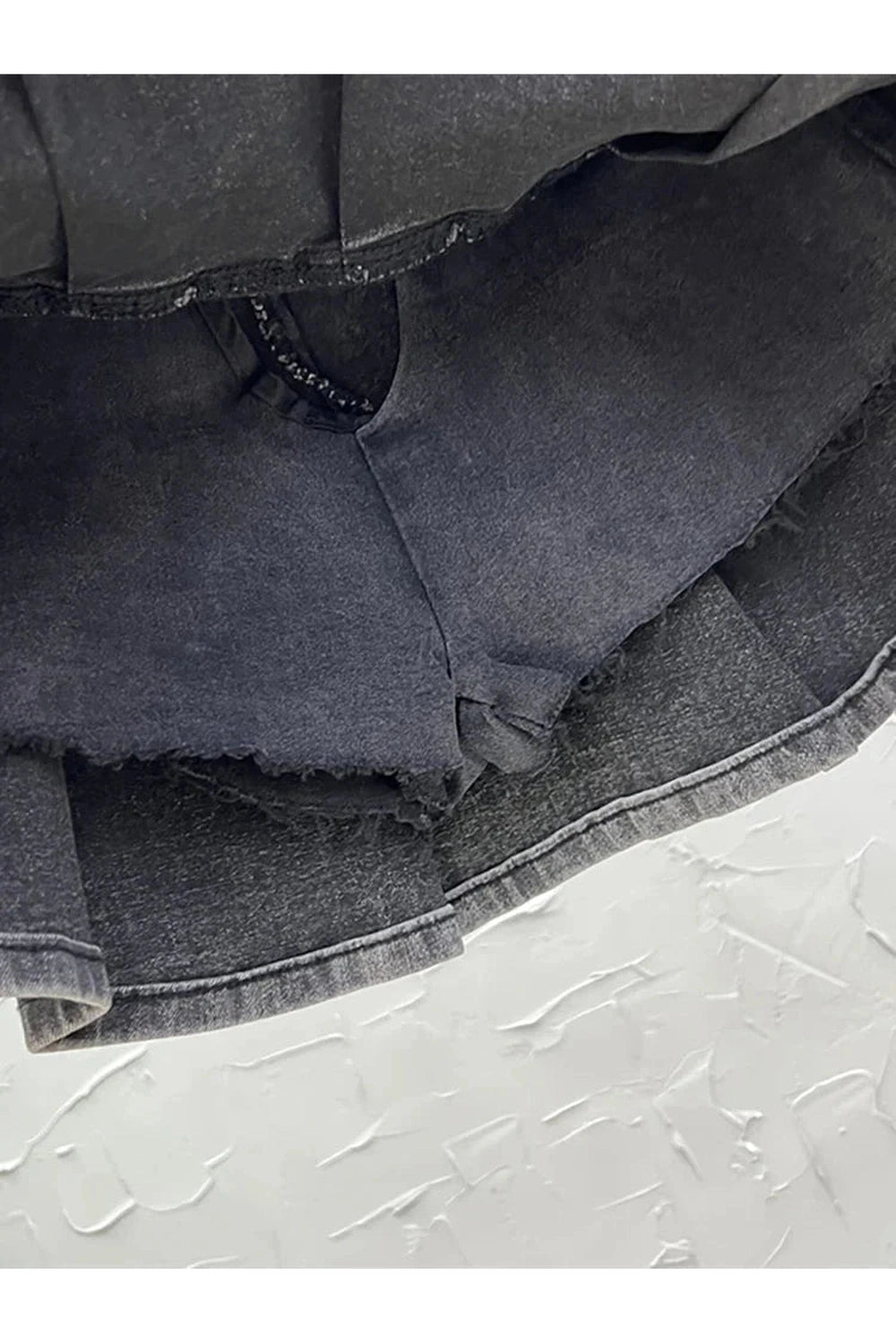 Y2k Grunge Utility Pocket Denim Skirt