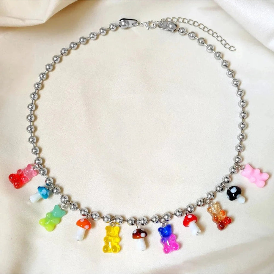 Y2k Gummy Bear Necklace