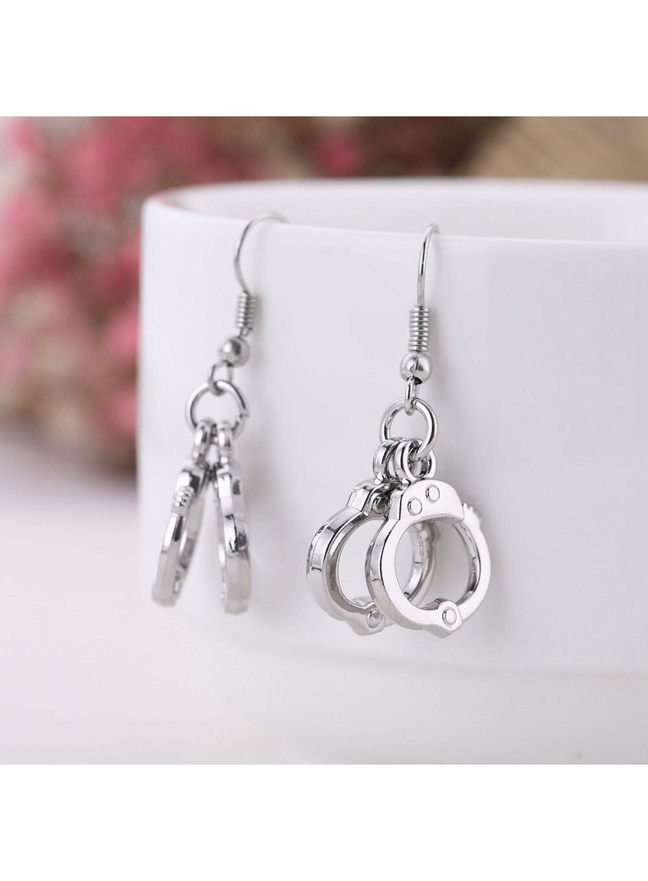 Y2k Handcuffs Ethnic Party Earrings