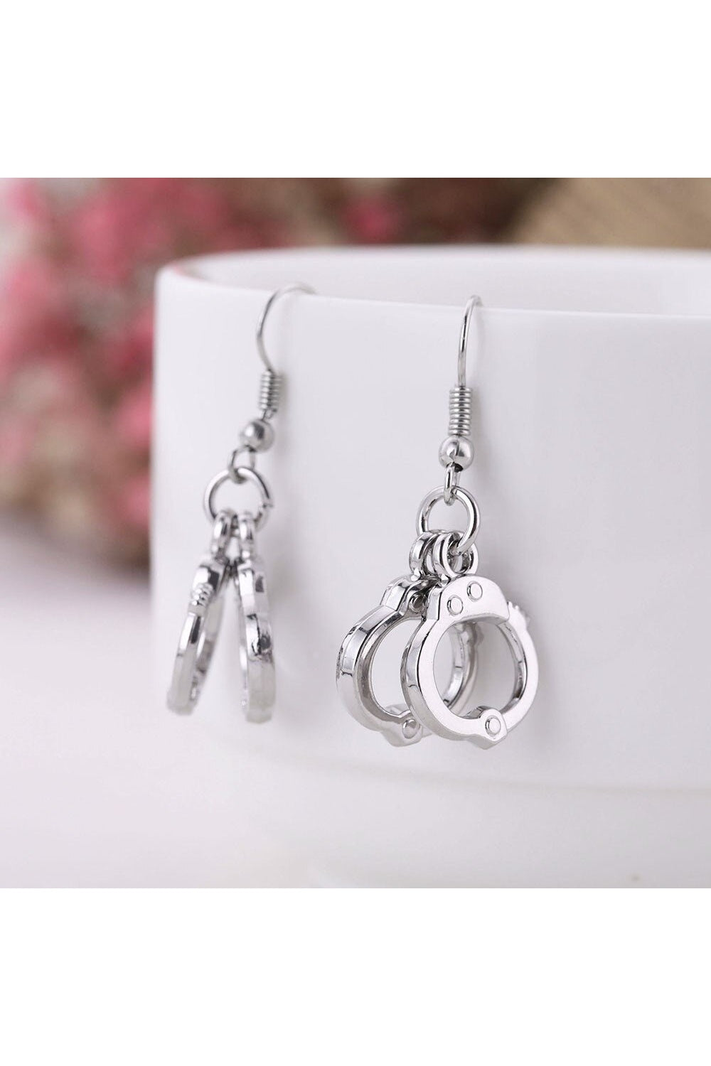 Y2k Handcuffs Ethnic Party Earrings