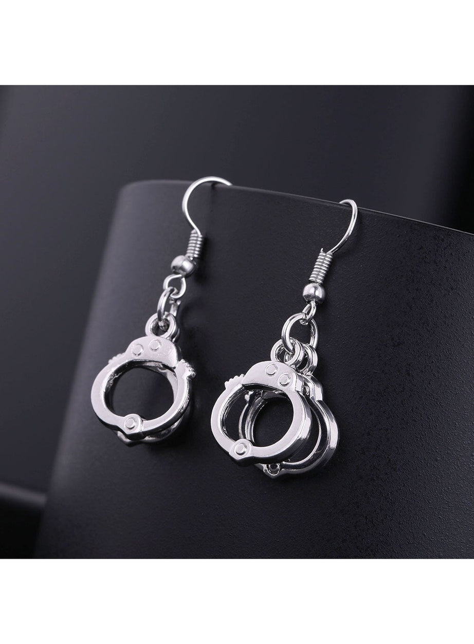 Y2k Handcuffs Ethnic Party Earrings