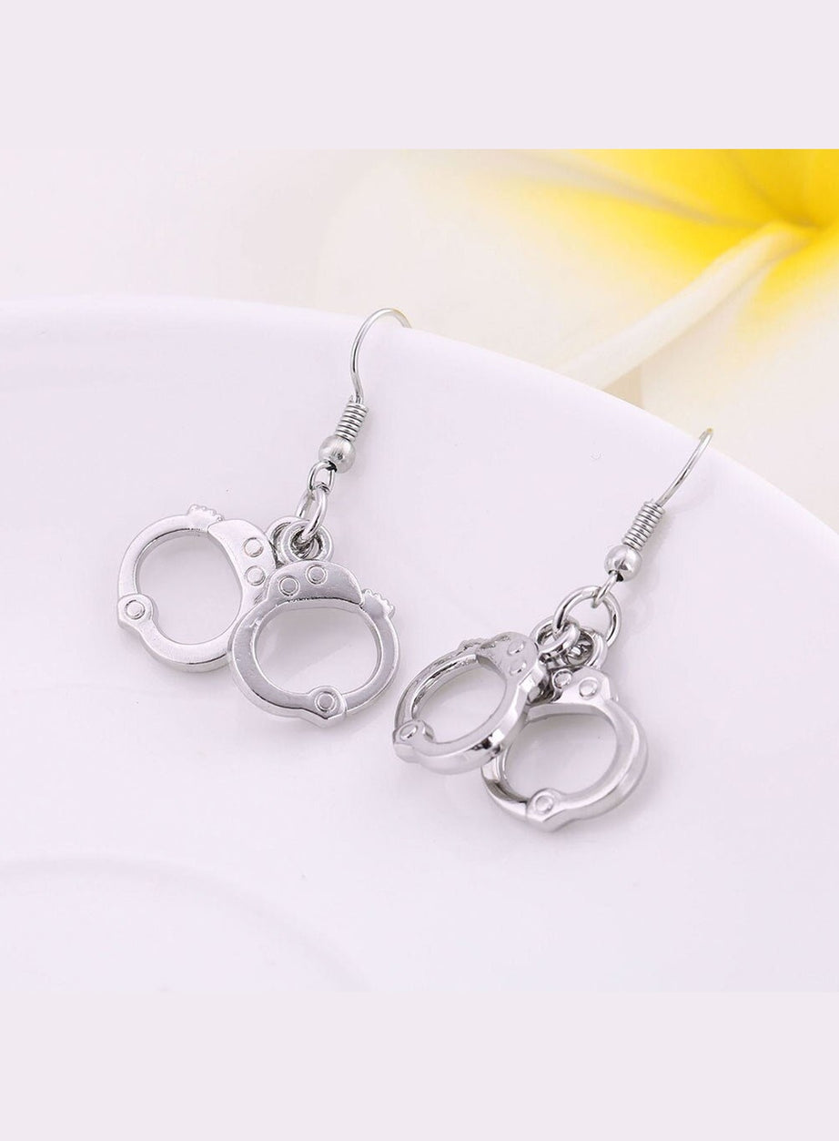 Y2k Handcuffs Ethnic Party Earrings