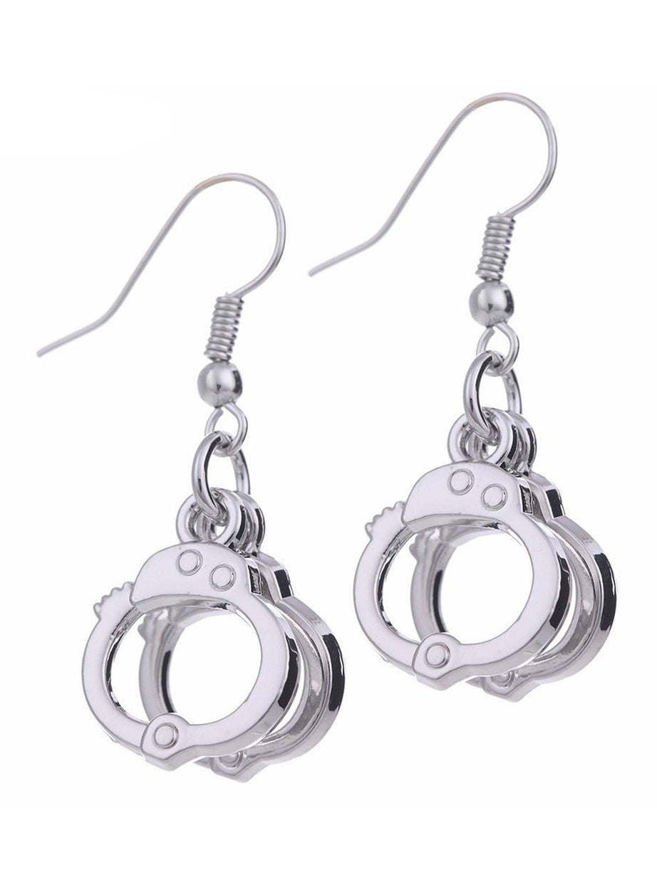 Y2k Handcuffs Ethnic Party Earrings