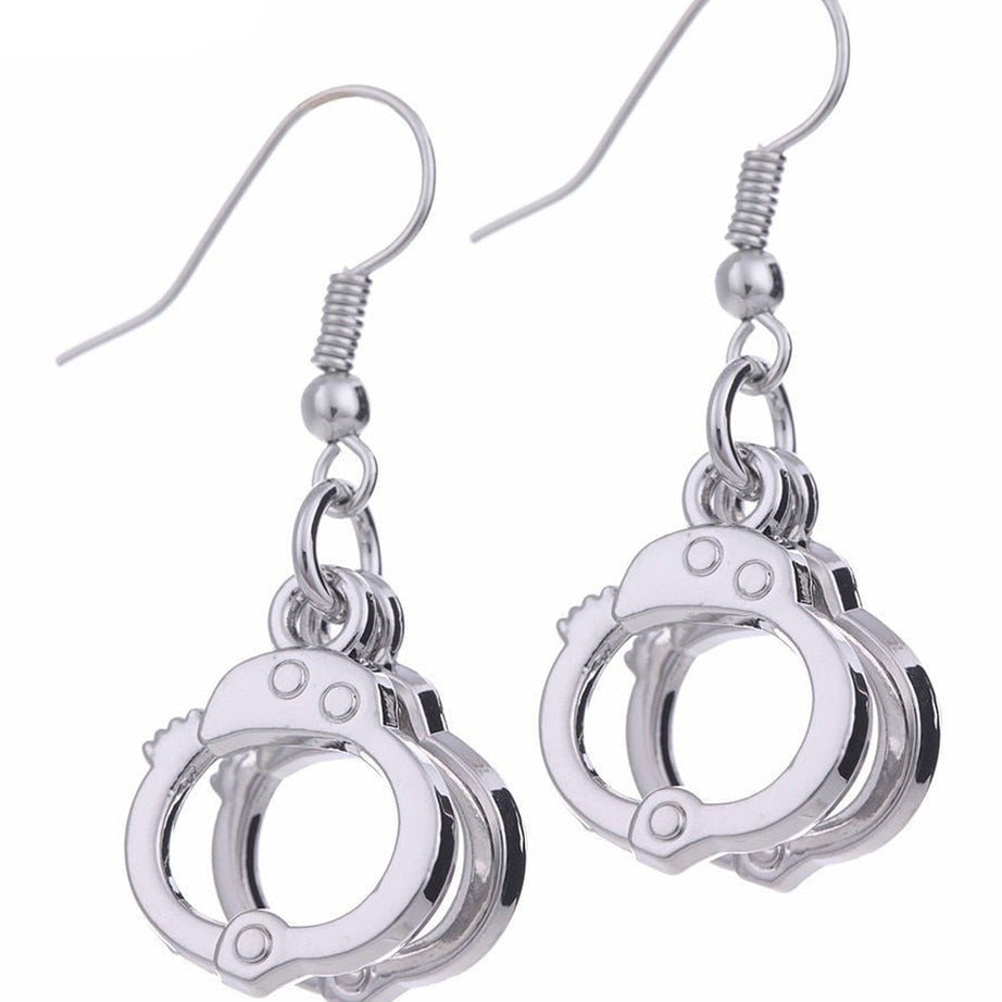 Y2k Handcuffs Ethnic Party Earrings