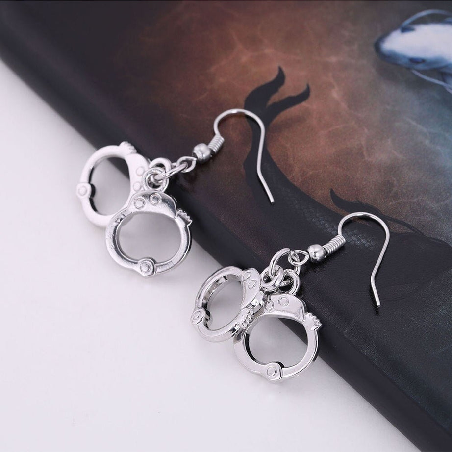 Y2k Handcuffs Ethnic Party Earrings