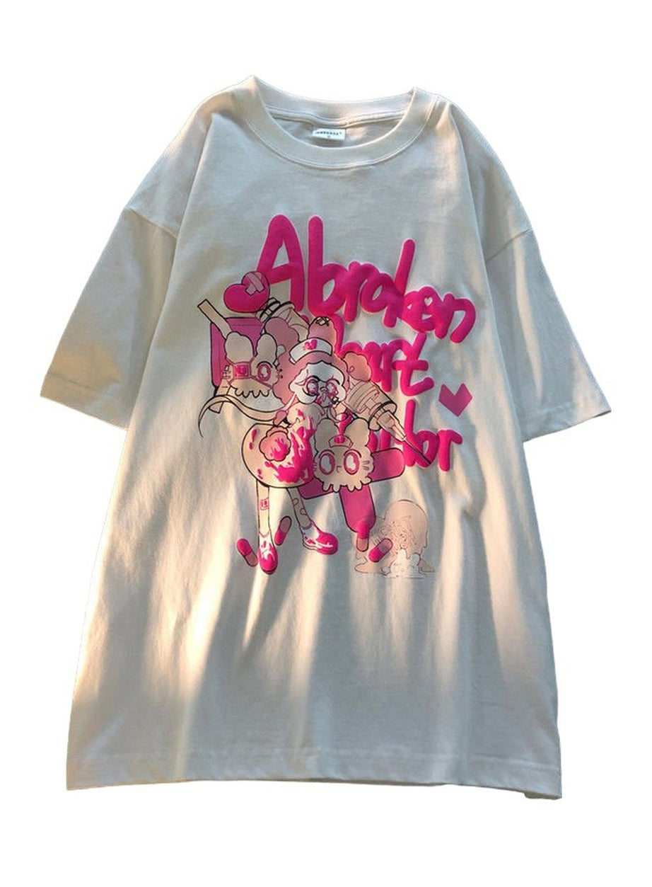 Y2k Harajuku Anime Graphic T-shirt