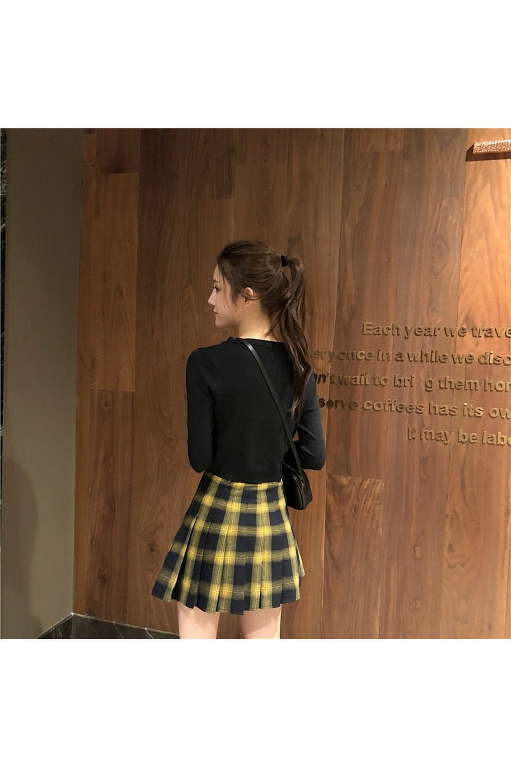 Y2k Harajuku Fashion Cute Plaid Skirt