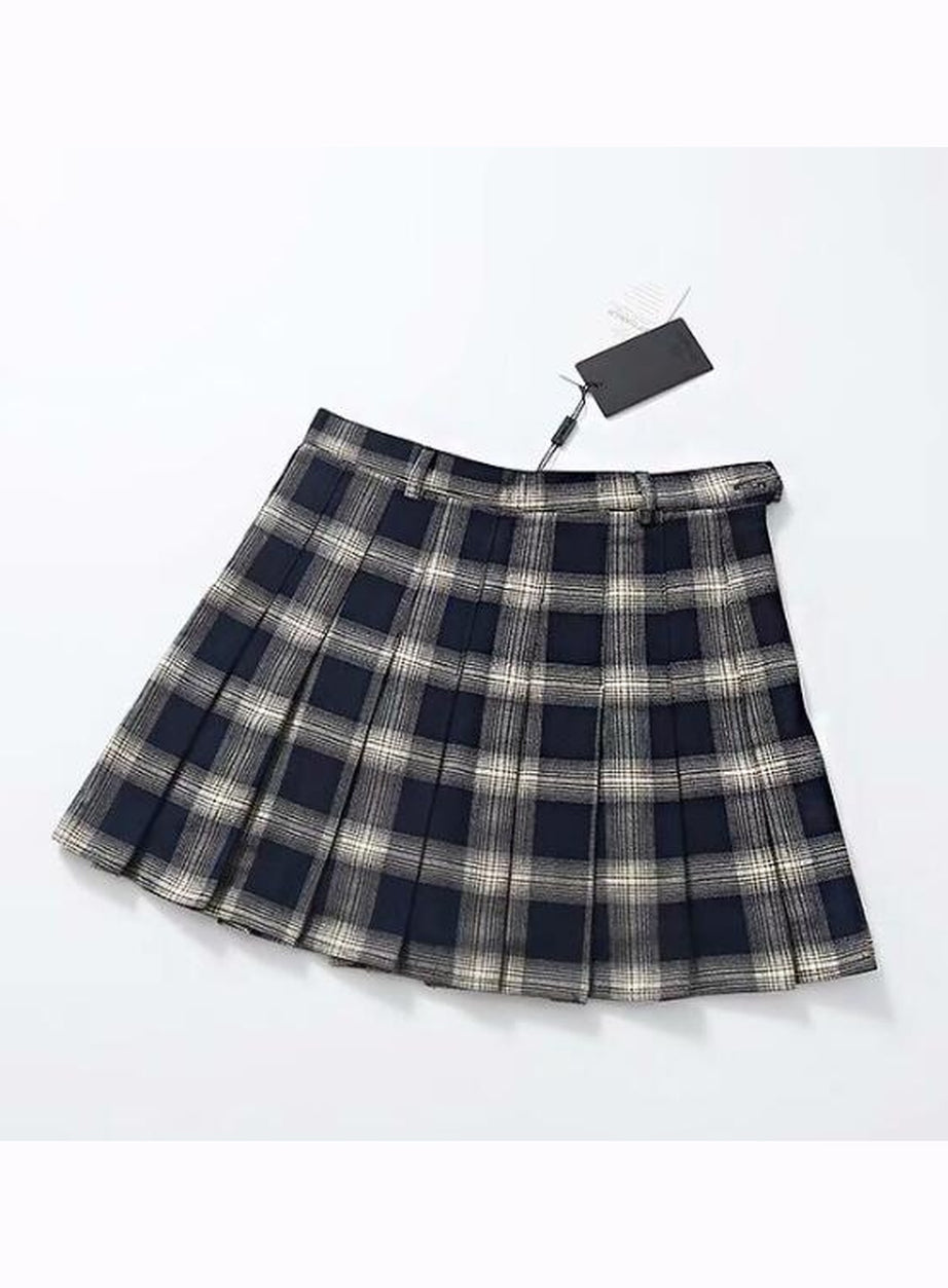 Y2k Harajuku Fashion Cute Plaid Skirt