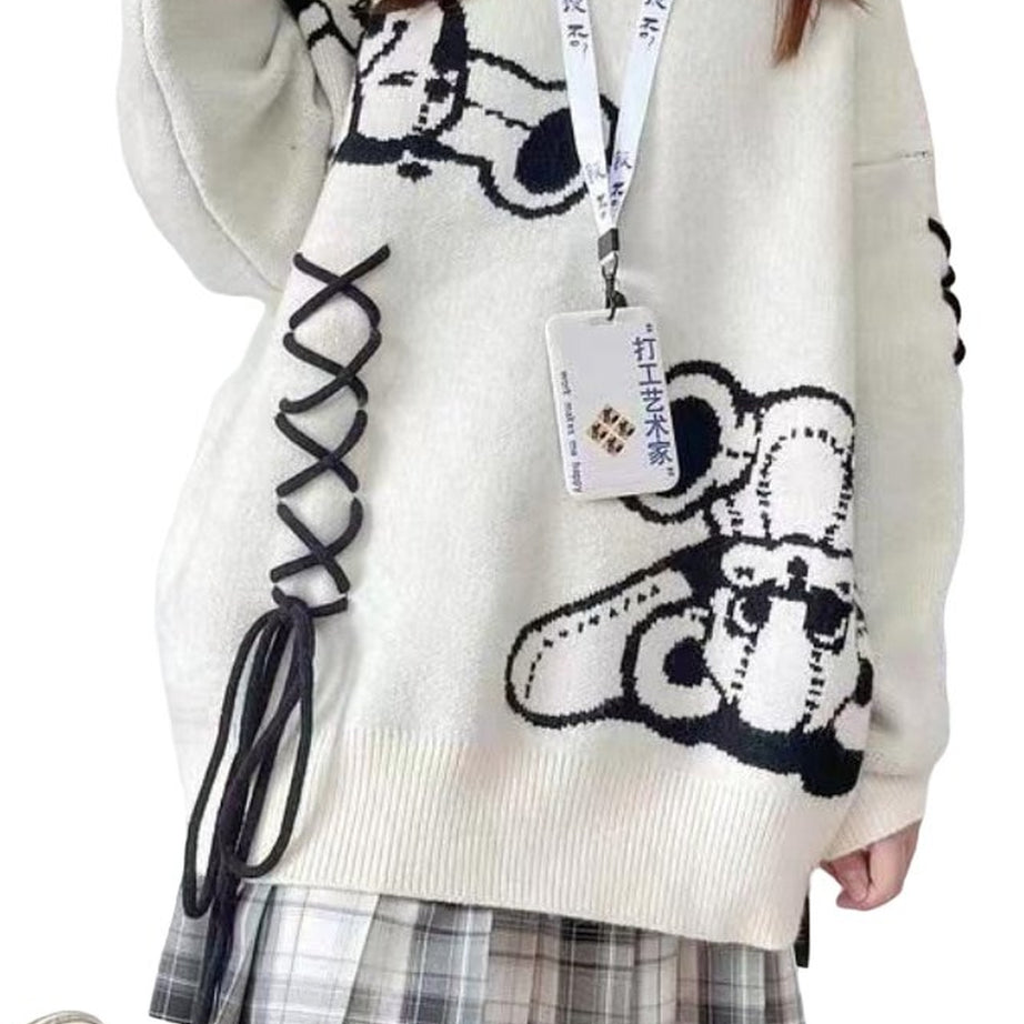 Y2k Harajuku Goth Sweater