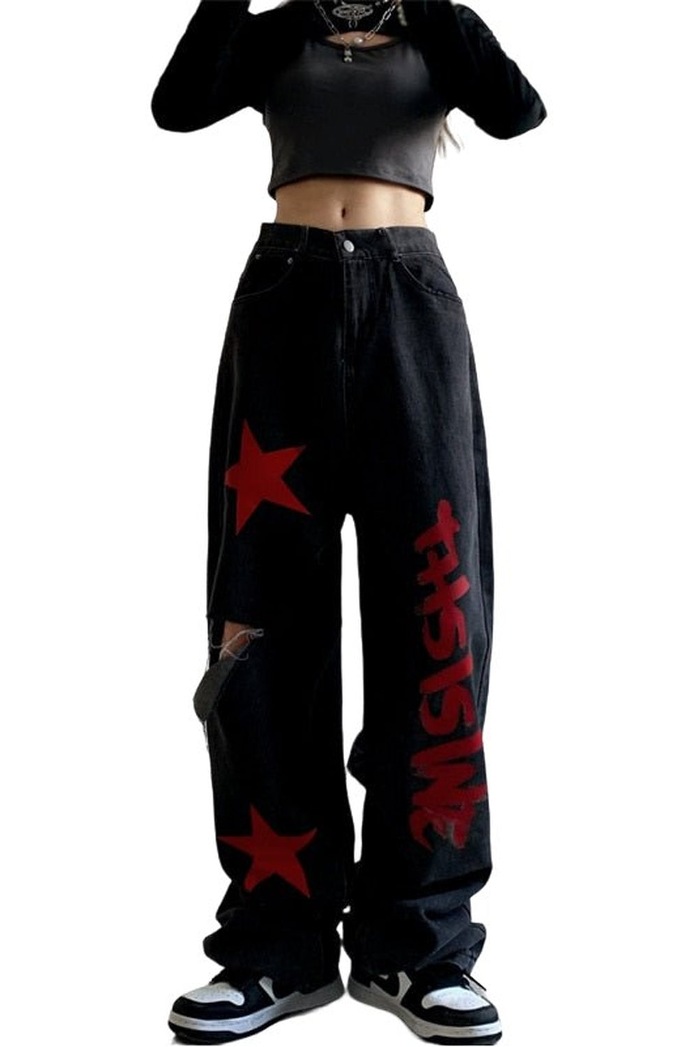 Y2k Harajuku High Waist Jeans