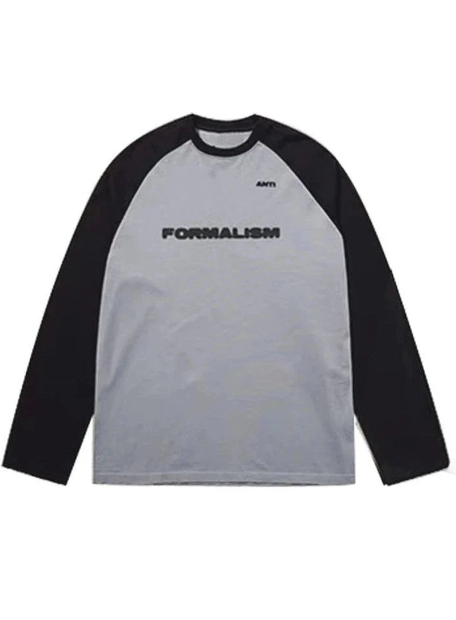 Y2k Acubi Letter Print Oversize Sweatshirt