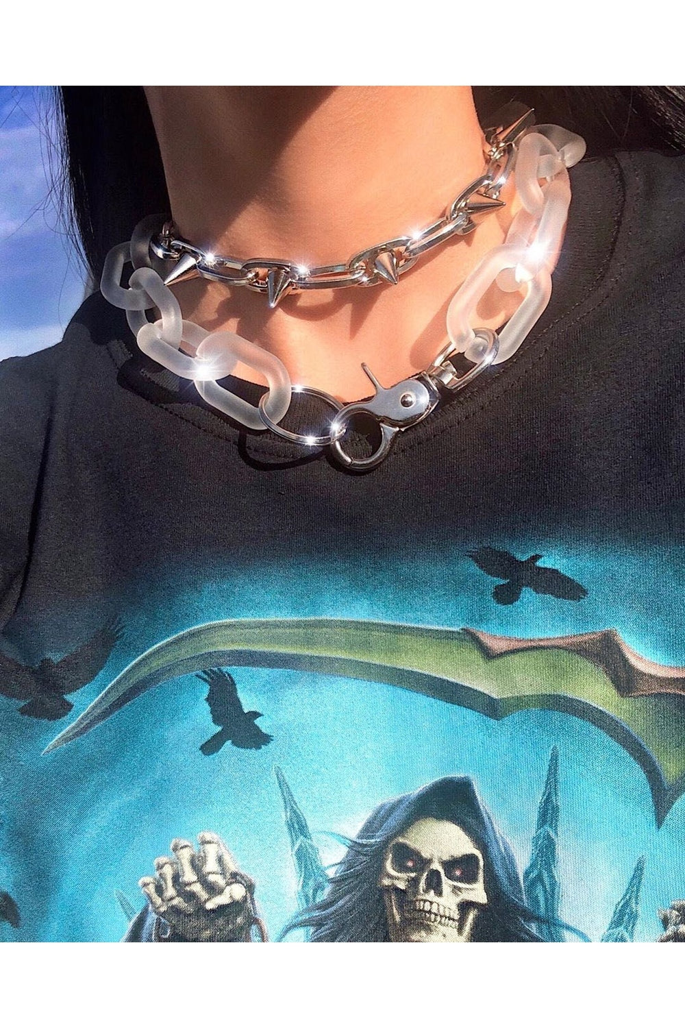 Y2k Harajuku Resin Necklace
