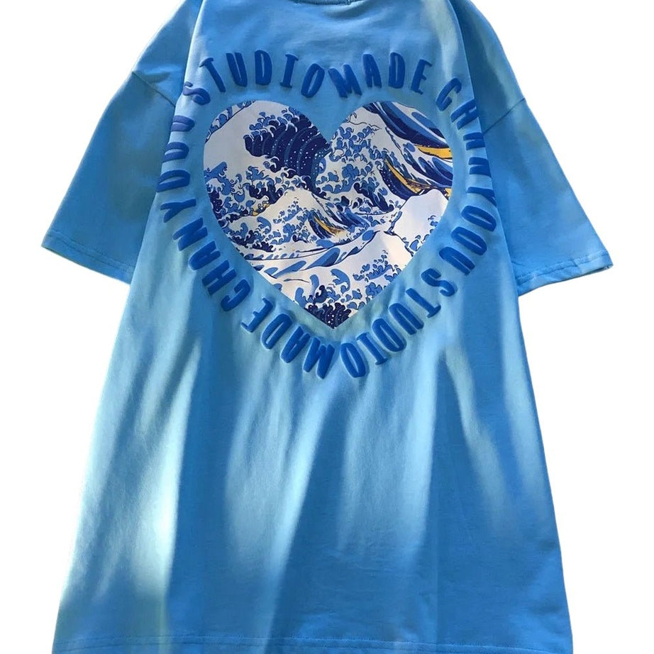 Y2k Harajuku Snow Mountain T-Shirt