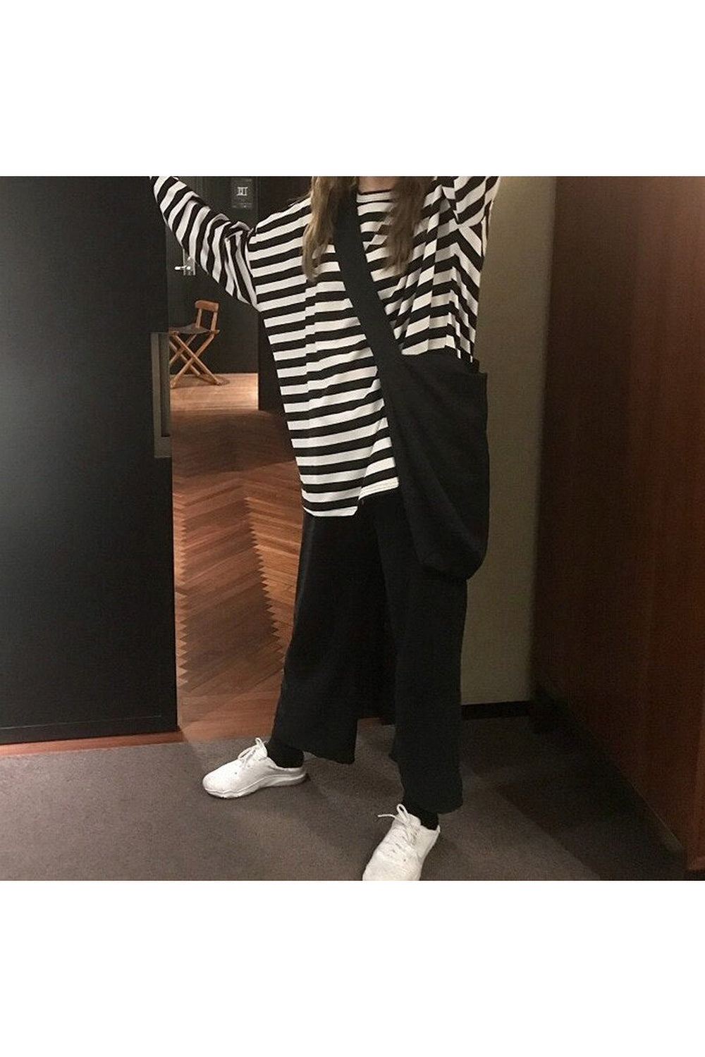 Y2k Harajuku Striped T-shirt