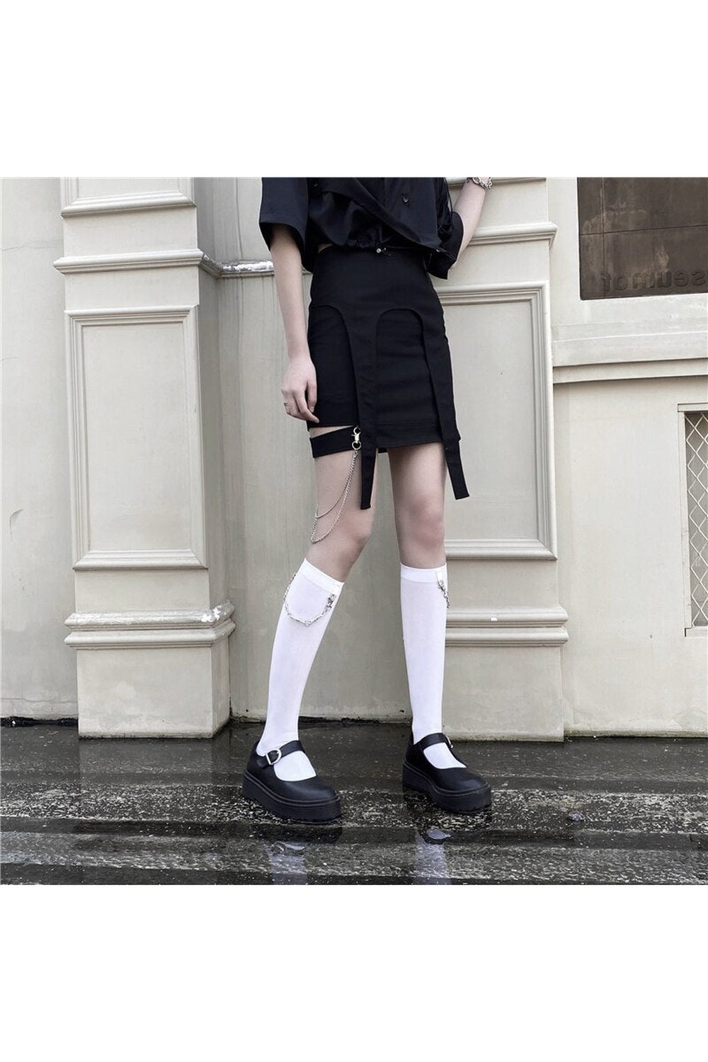 Y2k Harajuku Thin Mid Calf Socks
