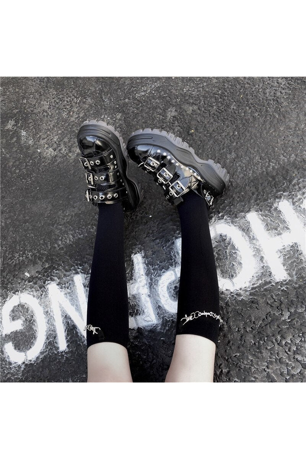 Y2k Harajuku Thin Mid Calf Socks