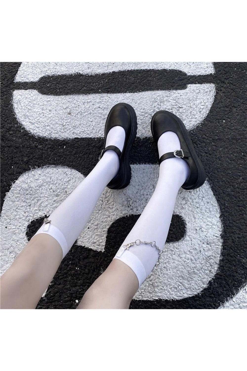 Y2k Harajuku Thin Mid Calf Socks