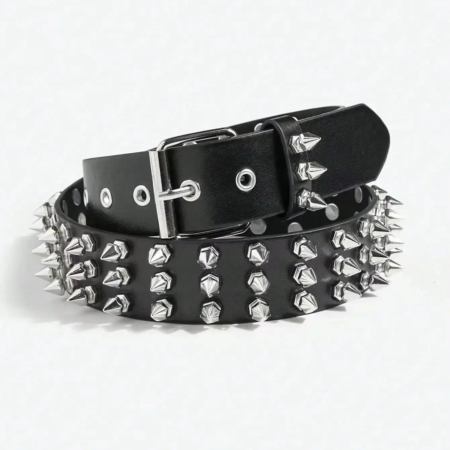 Hardcore Spiked Studded Belt - Belts