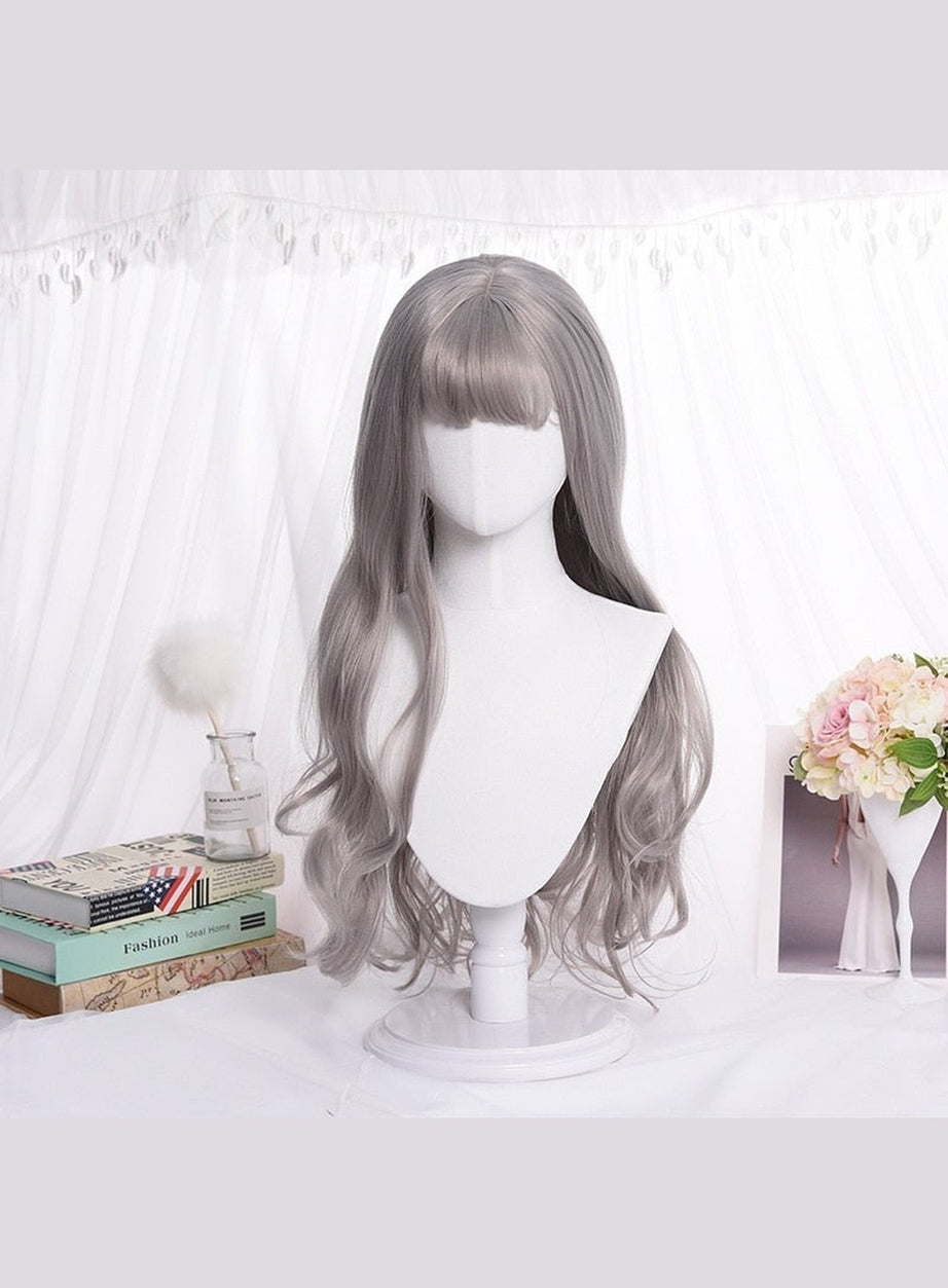 Y2k Haze Blue Long Wig
