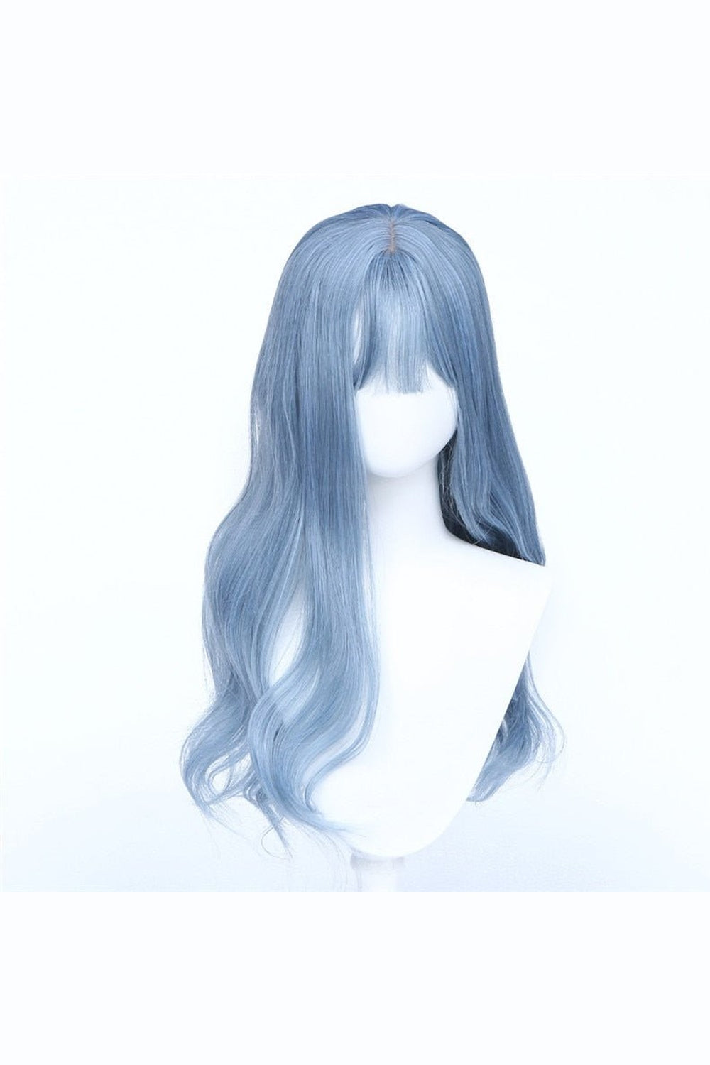 Y2k Haze Blue Long Wig