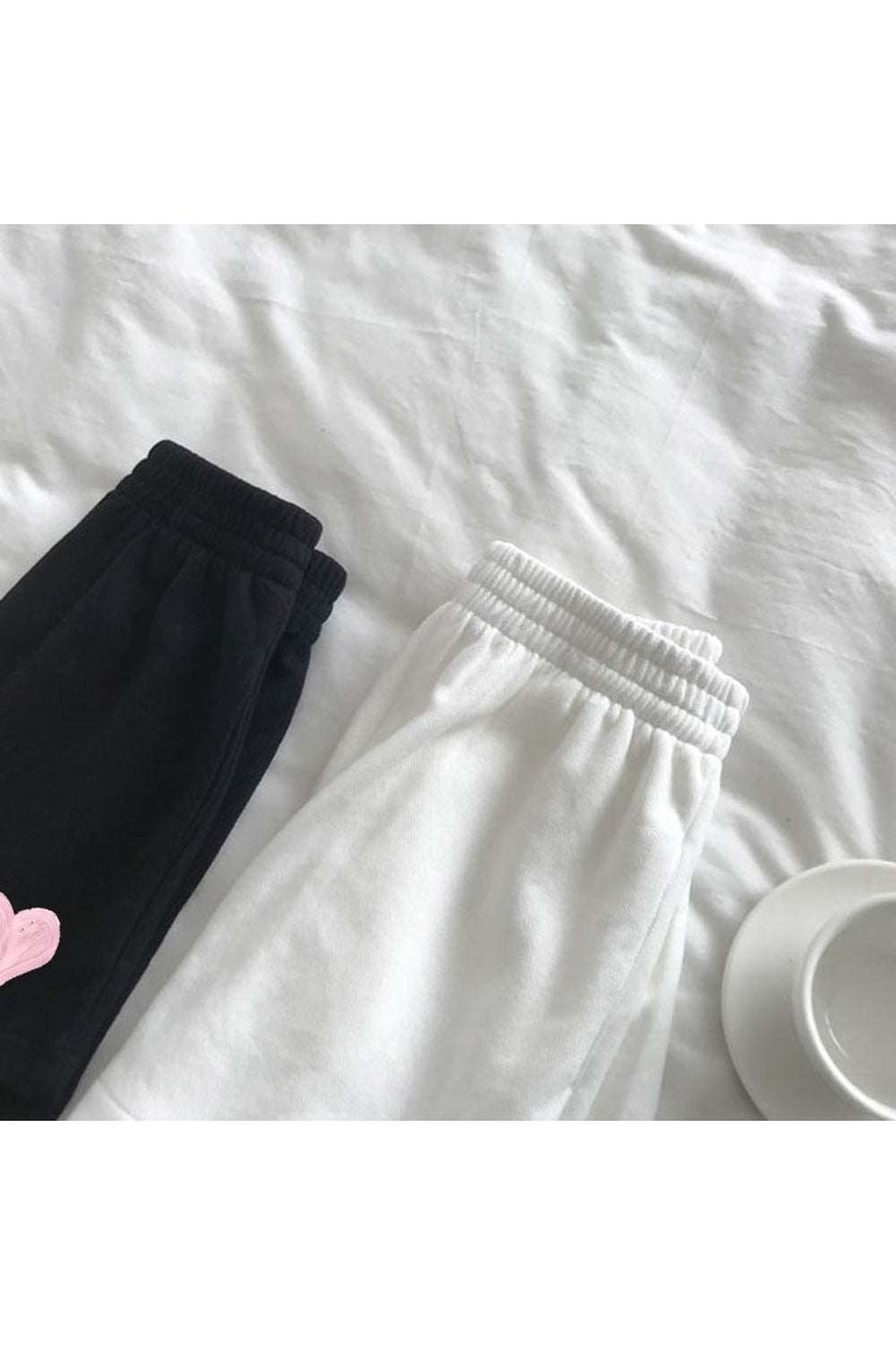 Y2k Heart-Shaped Print Shorts