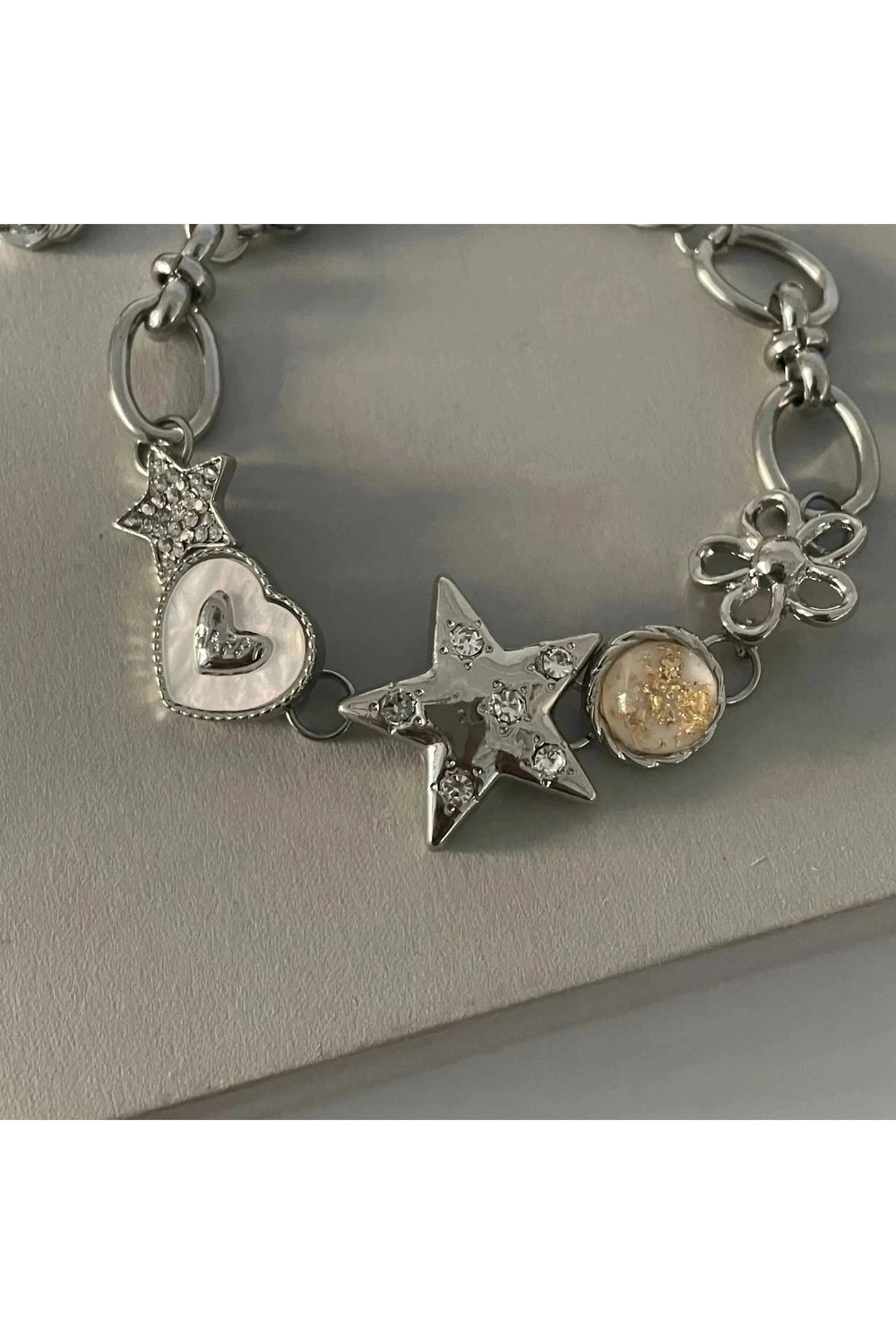 Y2k Heart Star Chain Bracelet Fairy Jewelry