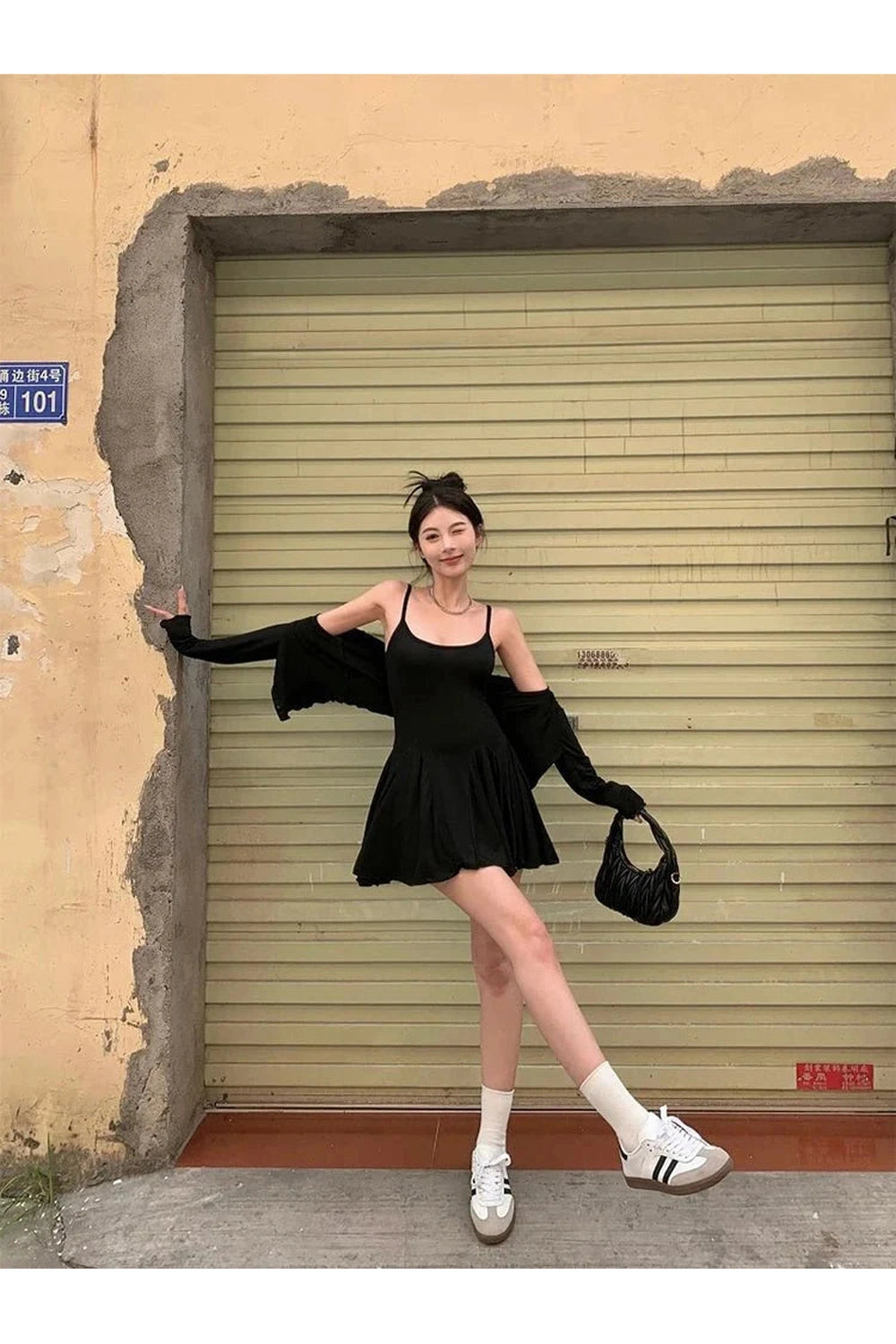 Y2k Heathered Hues Layered Dress