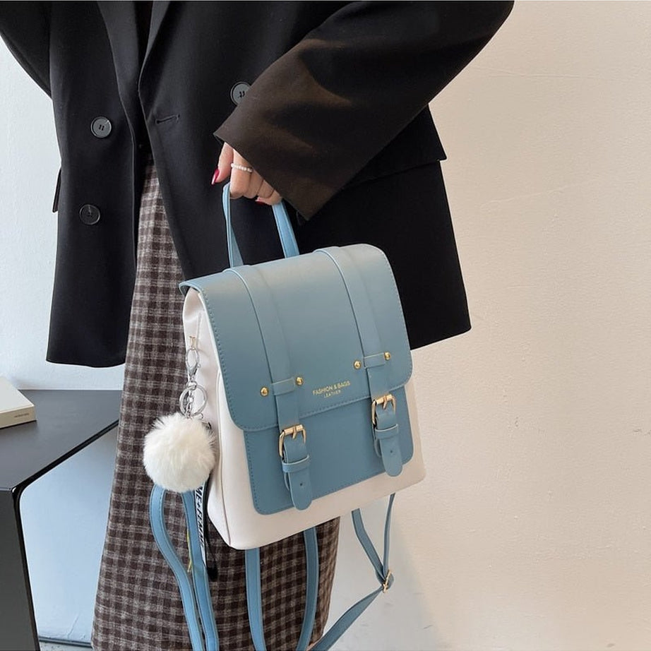 Y2k High Quality Leather Backpack