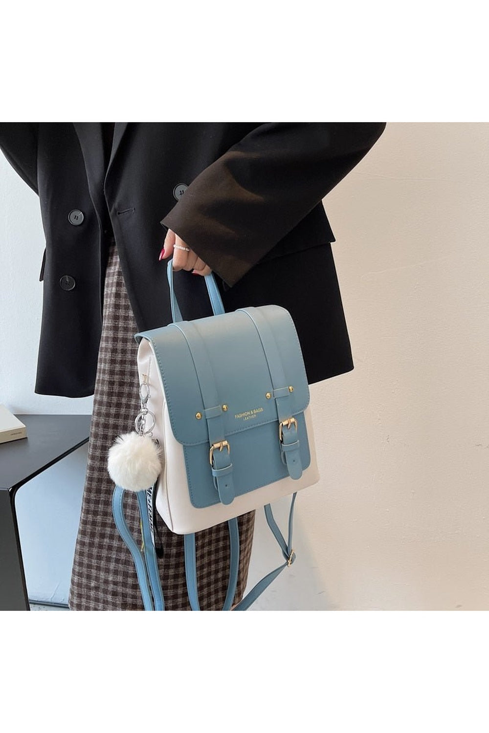 Y2k High Quality Leather Backpack