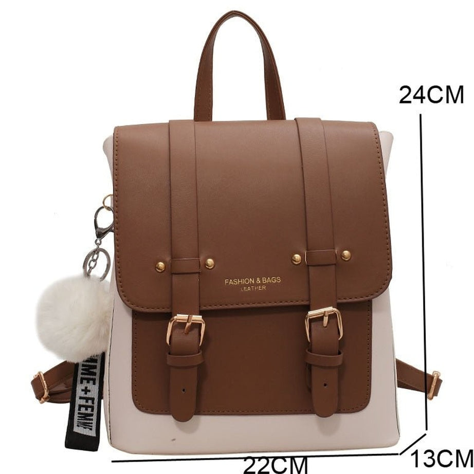 Y2k High Quality Leather Backpack