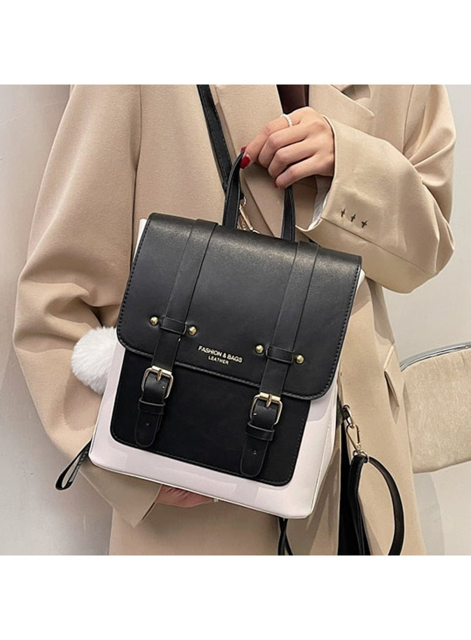 Y2k High Quality Leather Backpack