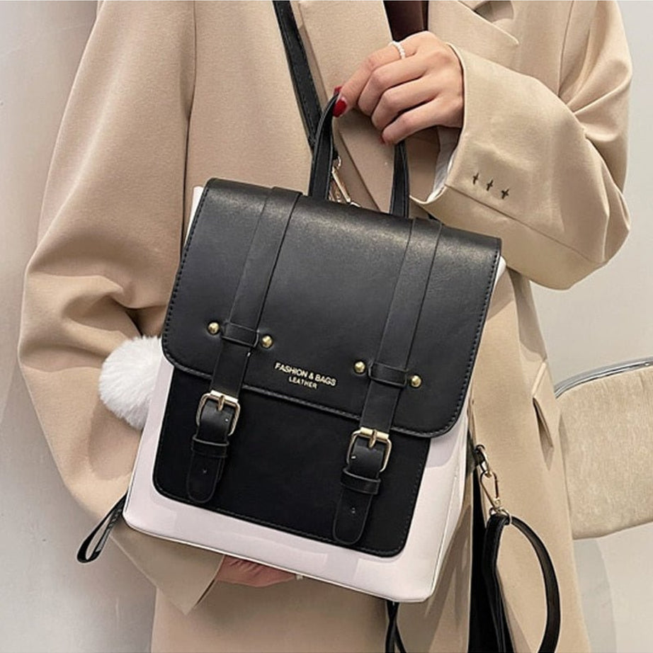 Y2k High Quality Leather Backpack