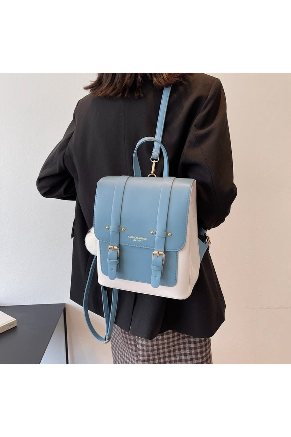 Y2k High Quality Leather Backpack