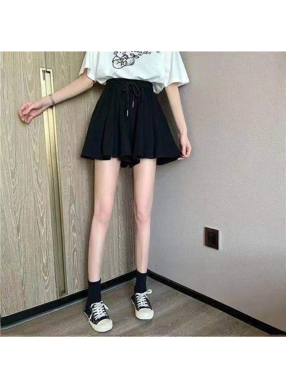 Y2k High Waist Black Summer Shorts