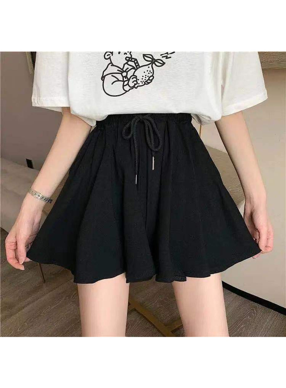 Y2k High Waist Black Summer Shorts