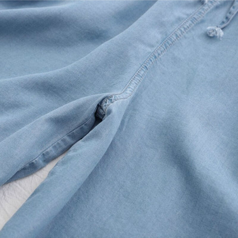 Y2k High Waist Blue Shorts