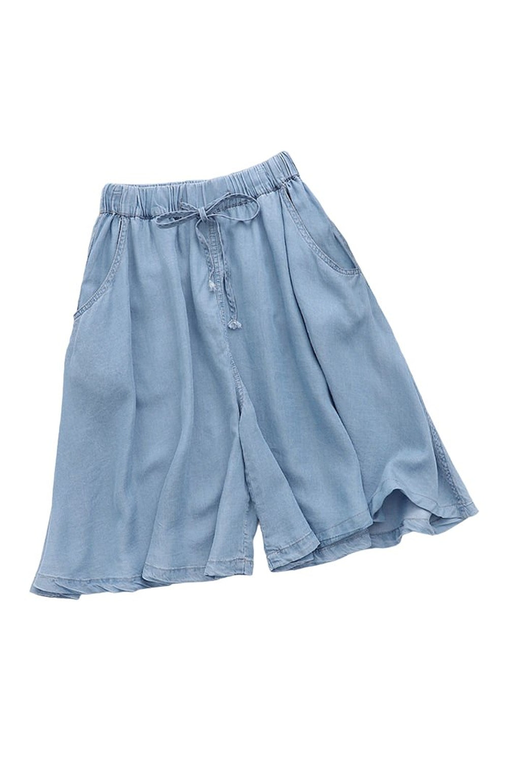 Y2k High Waist Blue Shorts