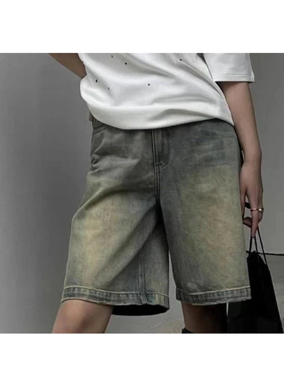 Y2k High Waist Denim Shorts