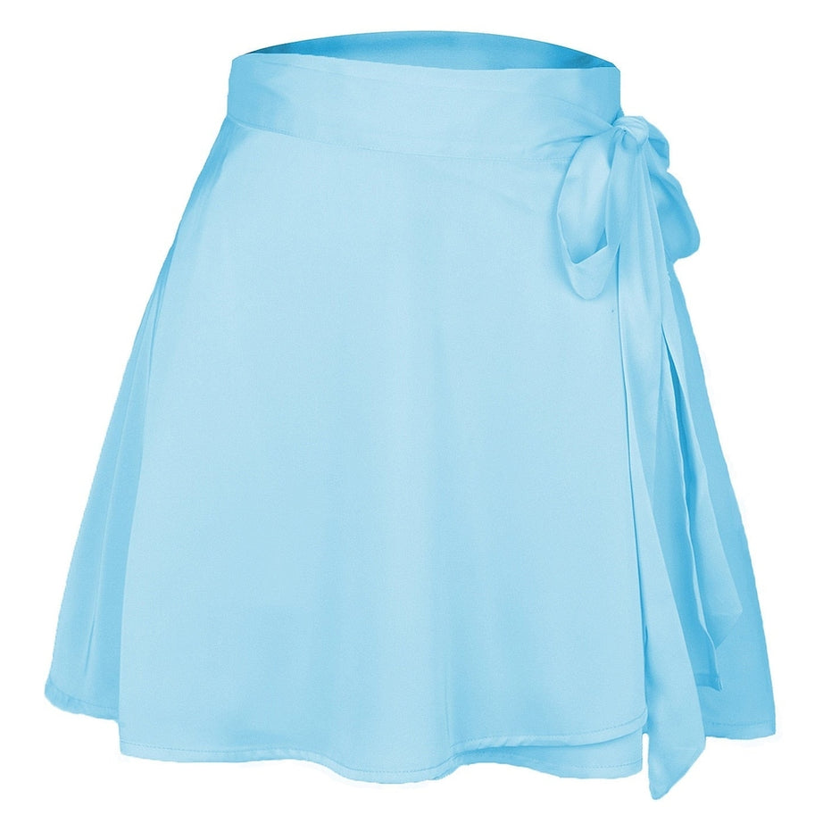 Y2k High Waist Lace-Up Mini Skirt