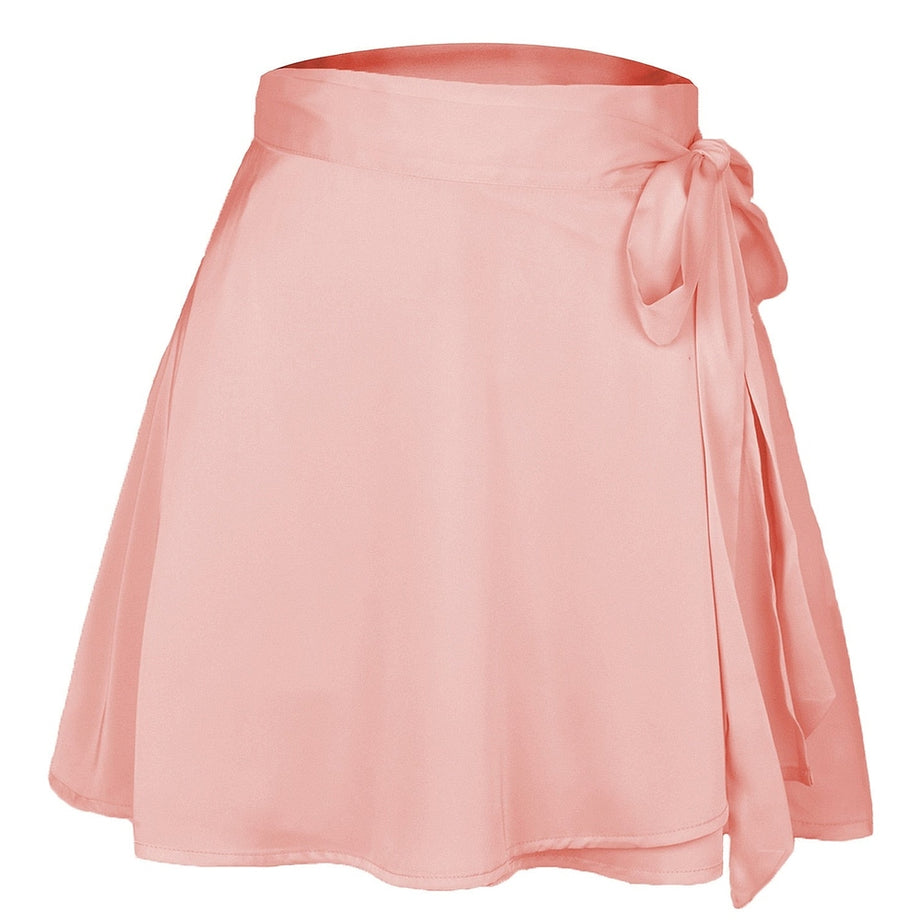 Y2k High Waist Lace-Up Mini Skirt