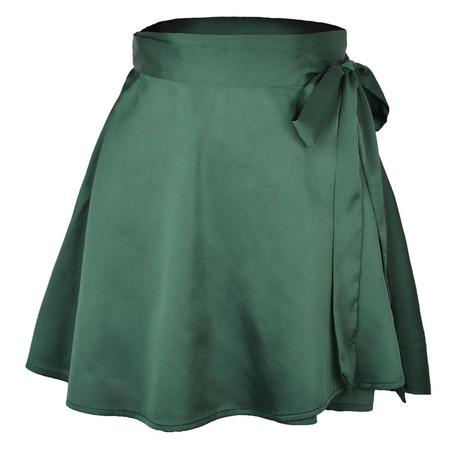 Y2k High Waist Lace-Up Mini Skirt