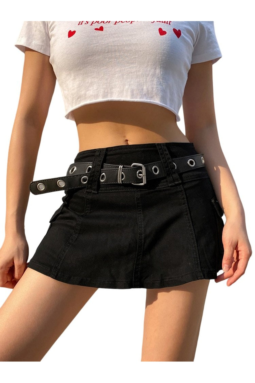 Y2k High Waist Mini Skirt