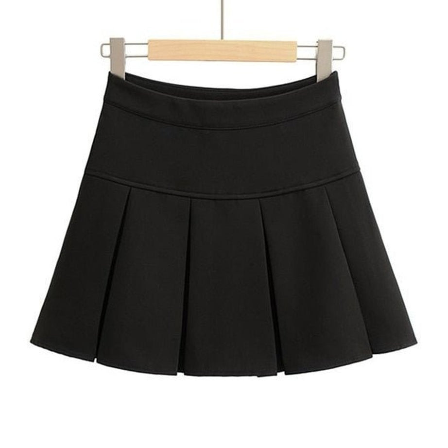 Y2k High Waist Pleated Mini Skirt