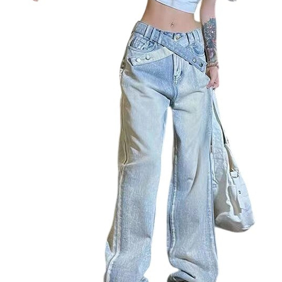 Y2k High Waist Wide Leg Jeans