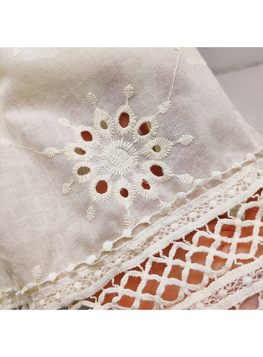 Y2k Hollowed-out Embroidered Long Skirt