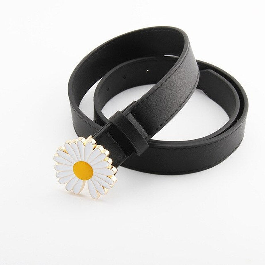 Y2k Indie Aesthetic Chamomile buckle belt