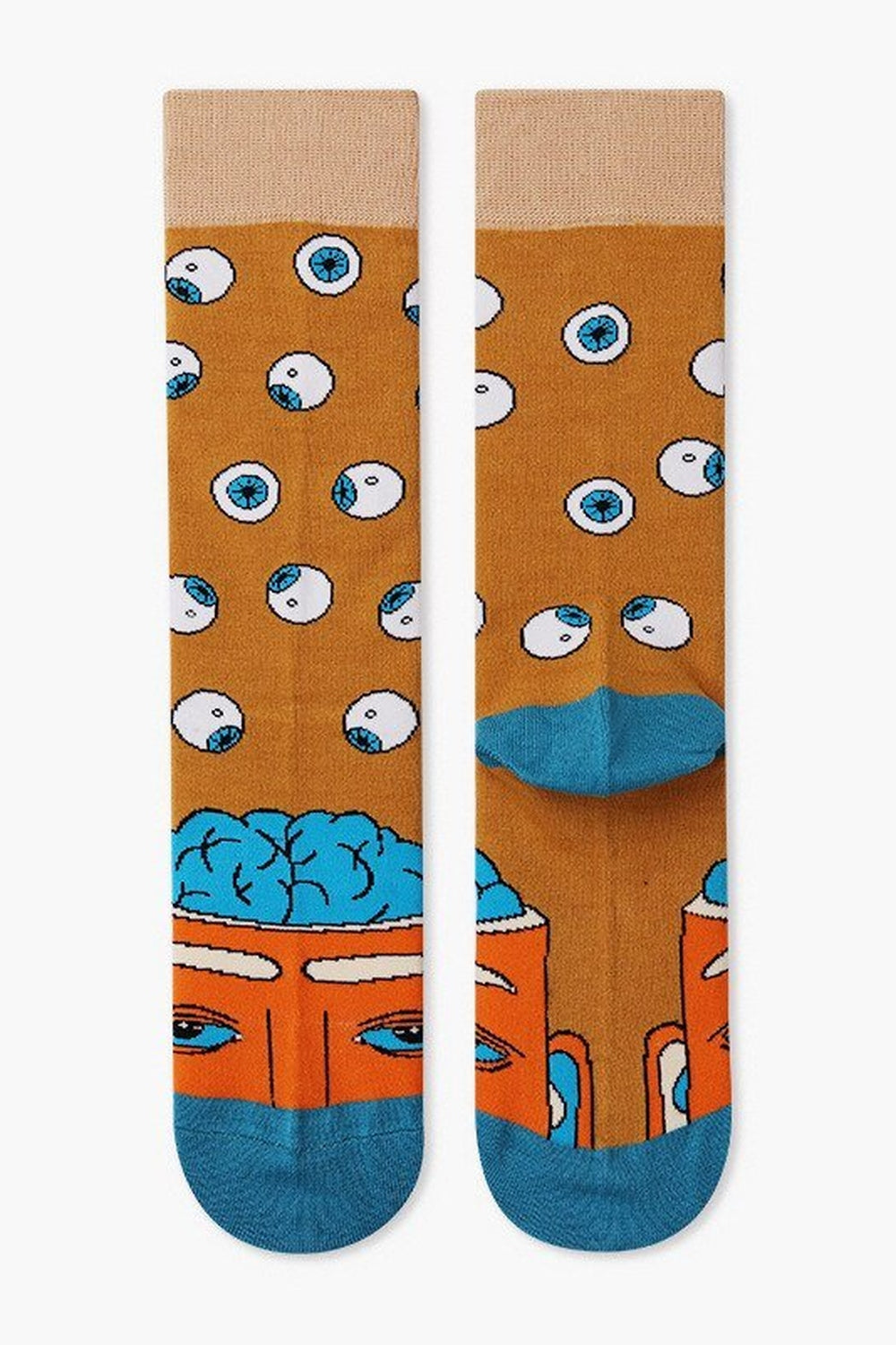 Y2k Indie Aesthetic Creative Abstract Socks