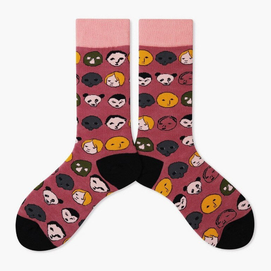 Y2k Indie Aesthetic Creative Abstract Socks