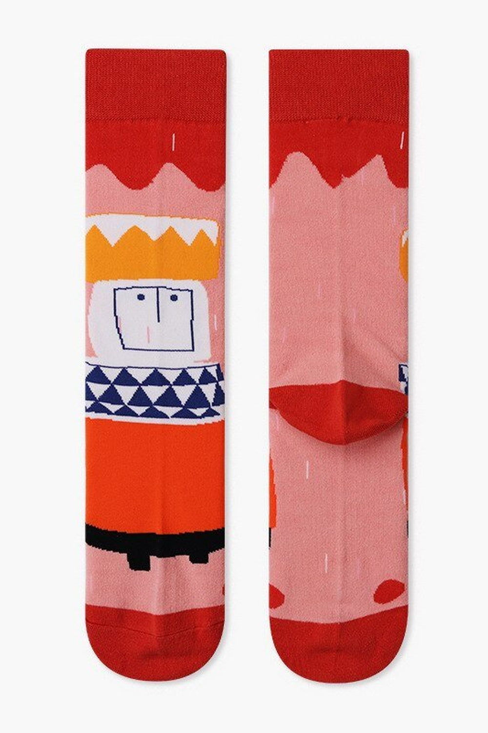 Y2k Indie Aesthetic Creative Abstract Socks