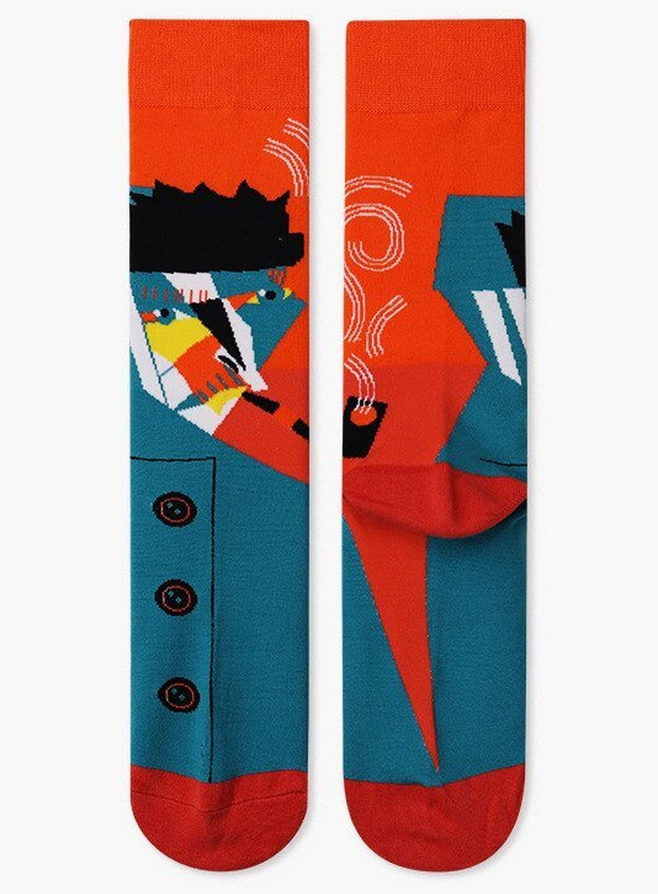 Y2k Indie Aesthetic Creative Abstract Socks